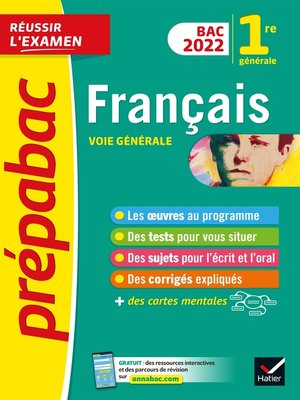 cover image of Prépabac Français 1re générale--Bac 2023